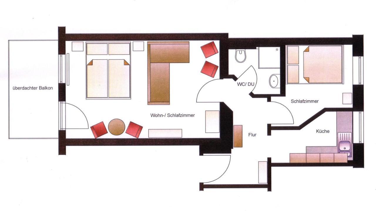 Wohlfuehlen Mit Grossem Balkon Apartment Erfurt Exterior foto